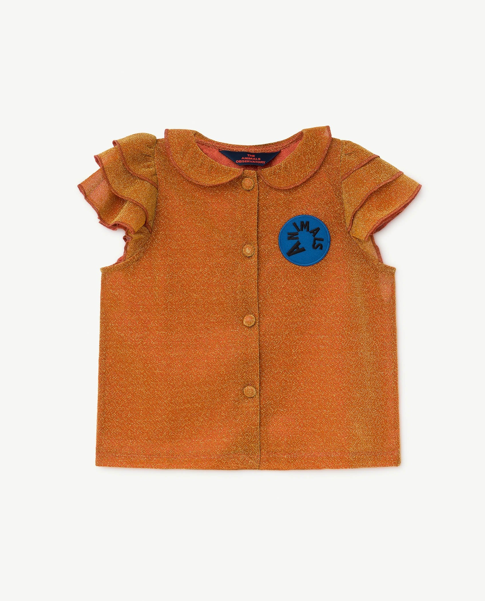 Orange Parakeet Shirt PRODUCT FRONT