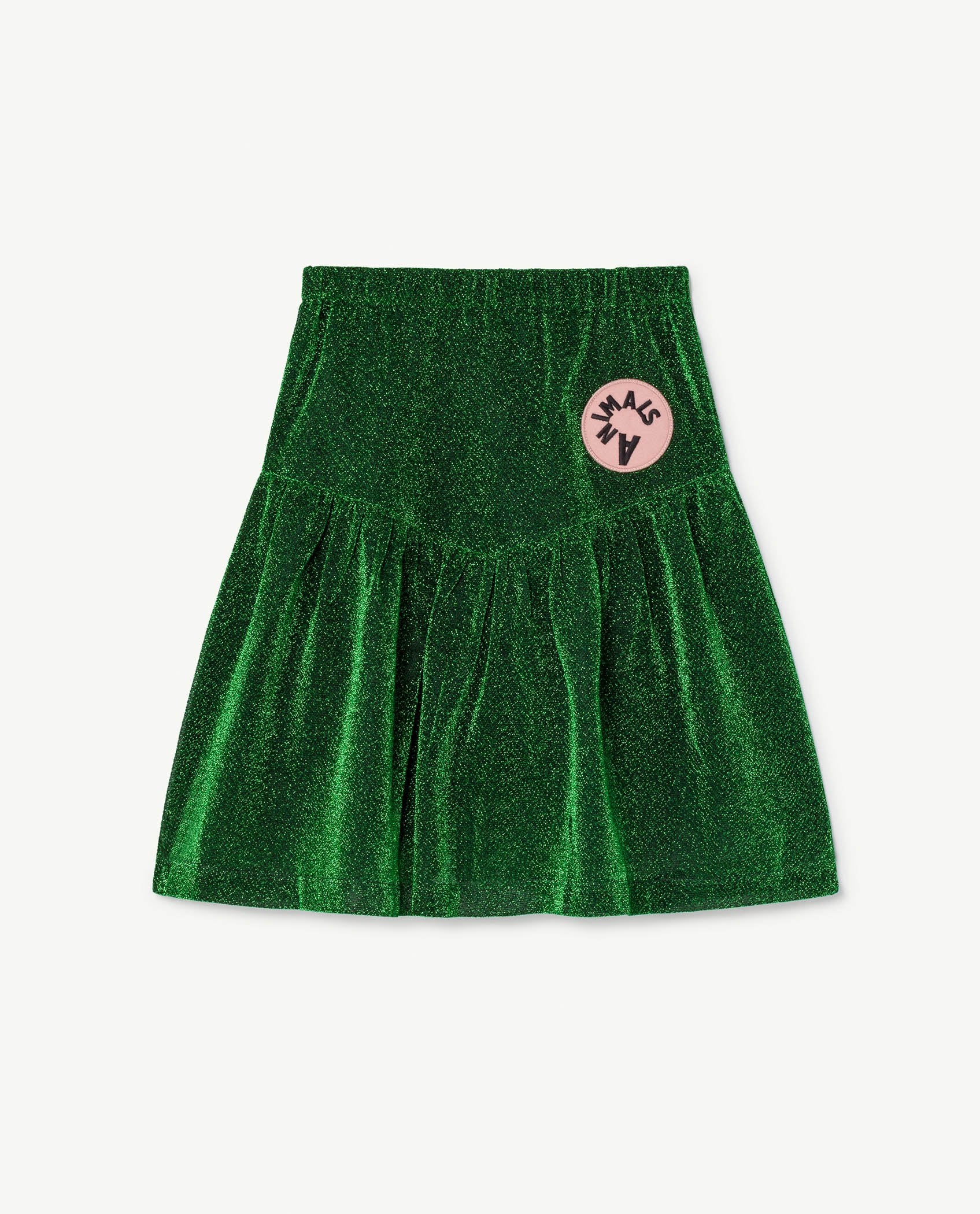Electric Green Turkey Skirt PRODUCT FRONT