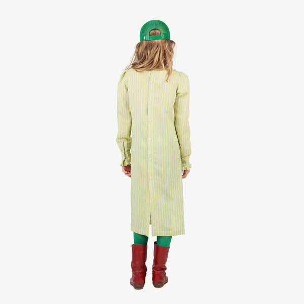 Yellow Triton Dress MODEL BACK