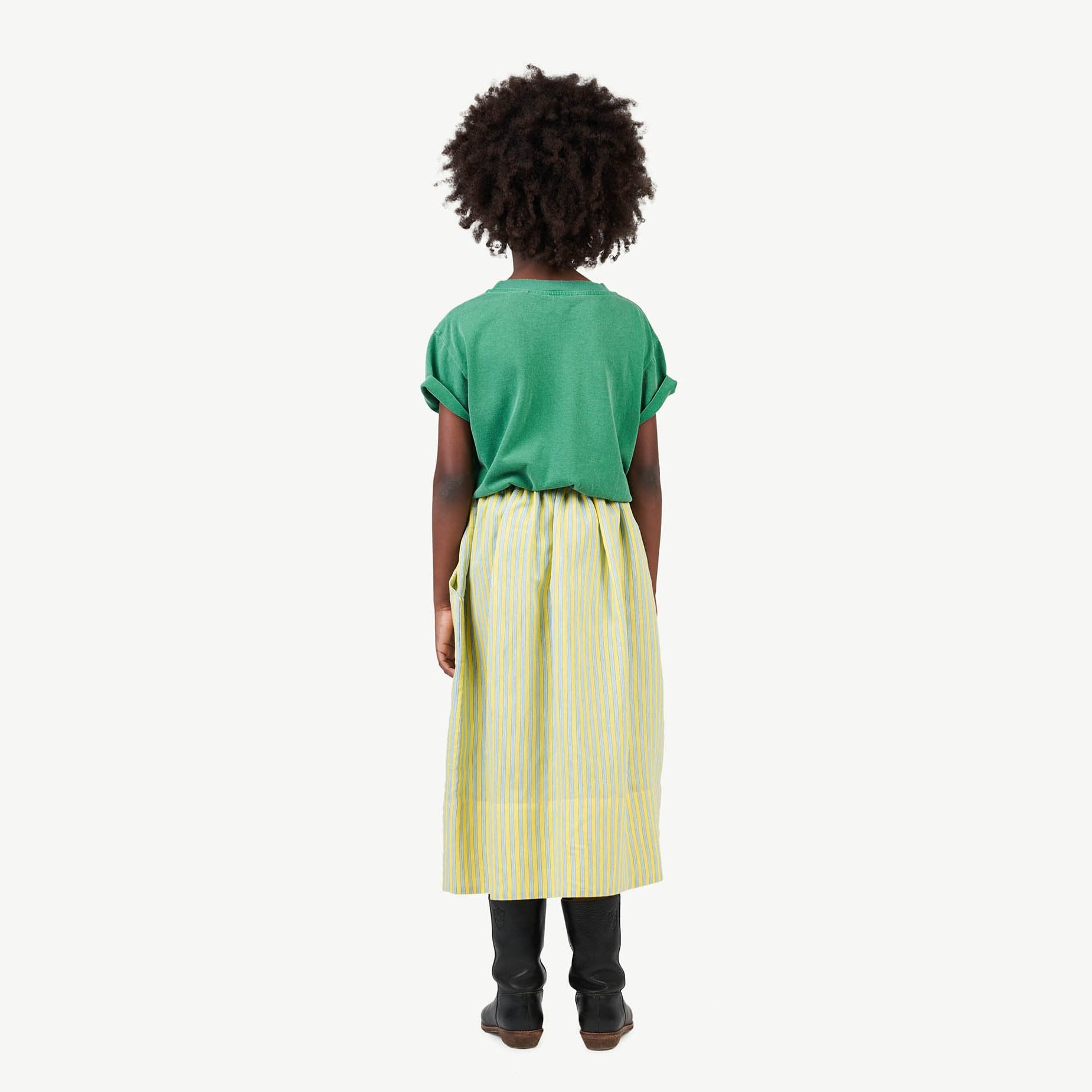Yellow Sow Skirt MODEL BACK