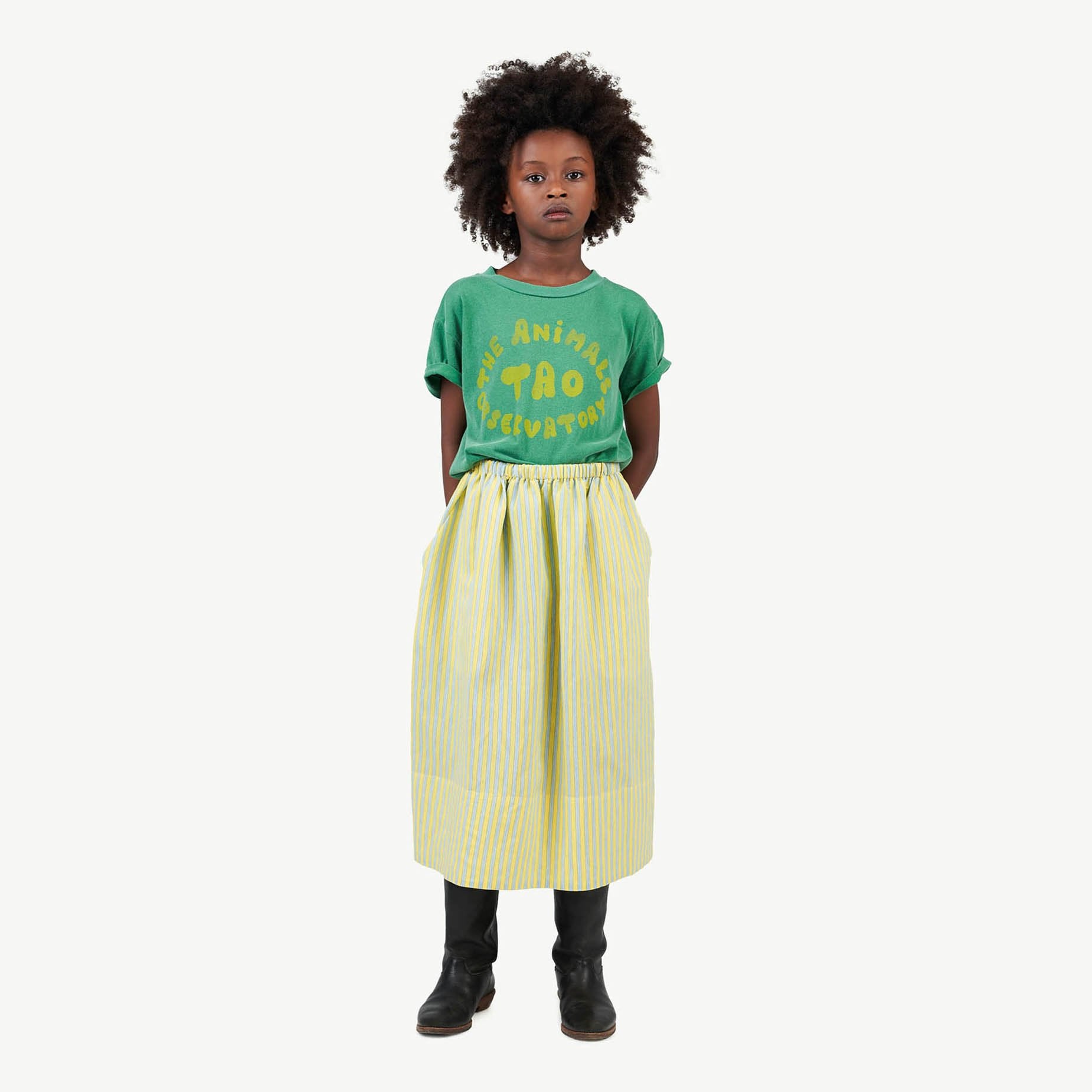 Yellow Sow Skirt MODEL FRONT