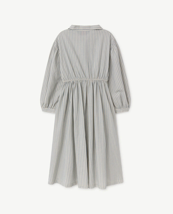 Soft Blue Dolphin Dress PRODUCT BACK