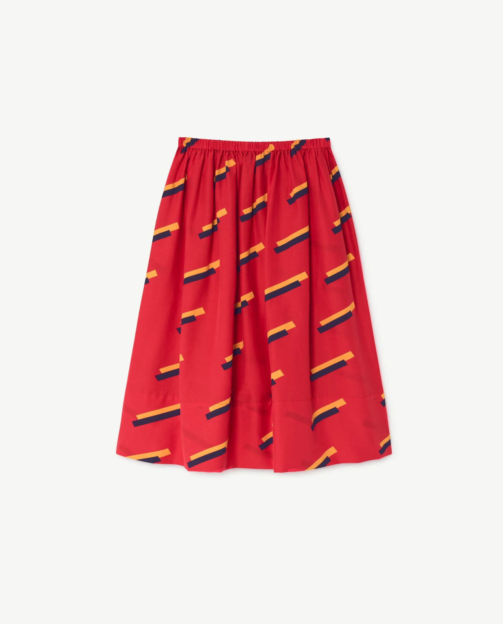 Red 80's Sow Skirt PRODUCT BACK