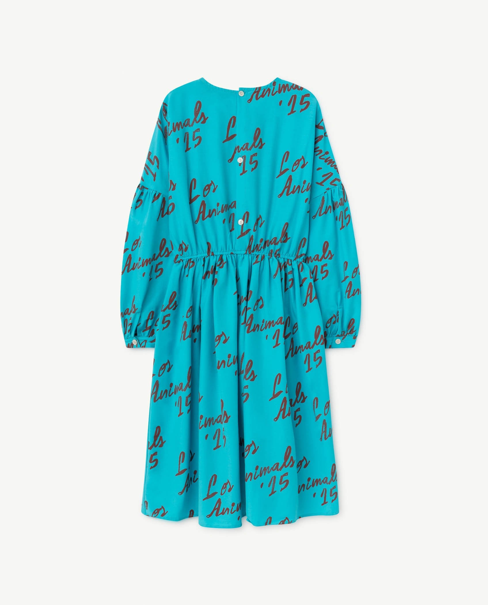 Blue Tortoise Dress PRODUCT BACK