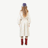 Raw White Tortoise Dress MODEL BACK