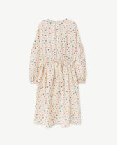 Raw White Tortoise Dress PRODUCT BACK
