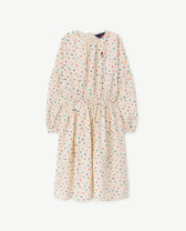 Raw White Tortoise Dress PRODUCT FRONT