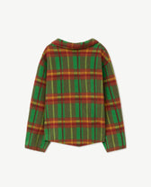 Green Squares Hog Shirt PRODUCT BACK