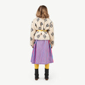 Soft Beige Shrew Jacket MODEL BACK