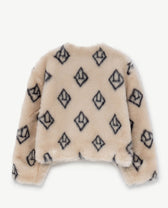 Soft Beige Shrew Jacket PRODUCT BACK