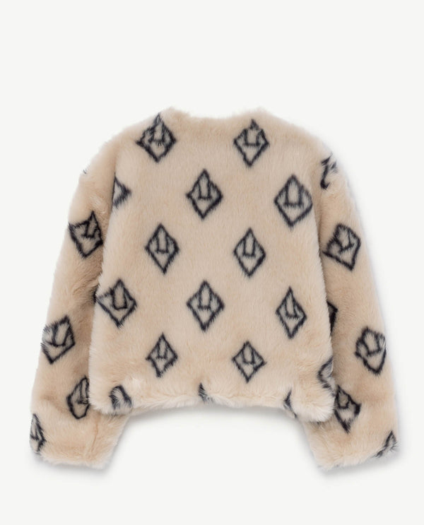 Soft Beige Shrew Jacket PRODUCT BACK
