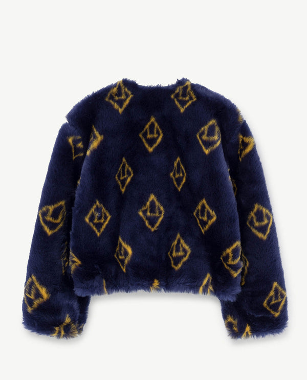 Navy Blue Shrew Jacket PRODUCT BACK