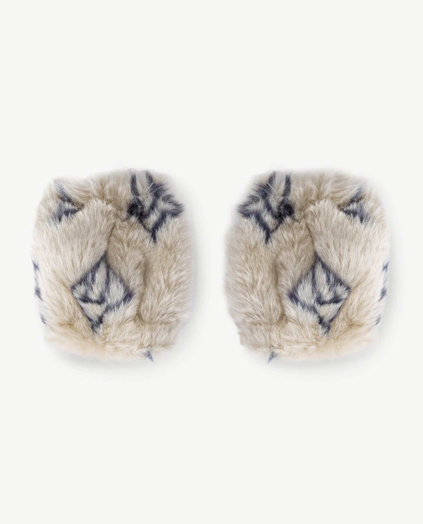 Soft Beige Roe Muff PRODUCT FRONT