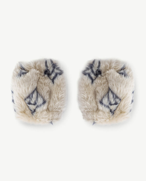 Soft Beige Roe Muff PRODUCT FRONT