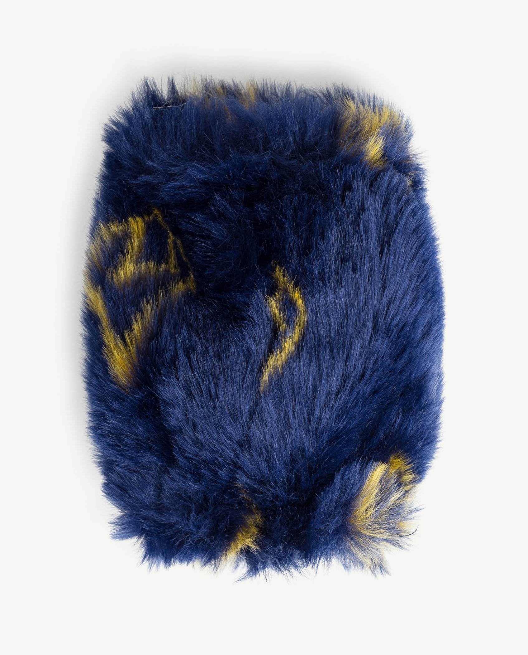 Navy Blue Roe Muff PRODUCT BACK