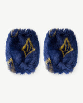 Navy Blue Roe Muff PRODUCT FRONT