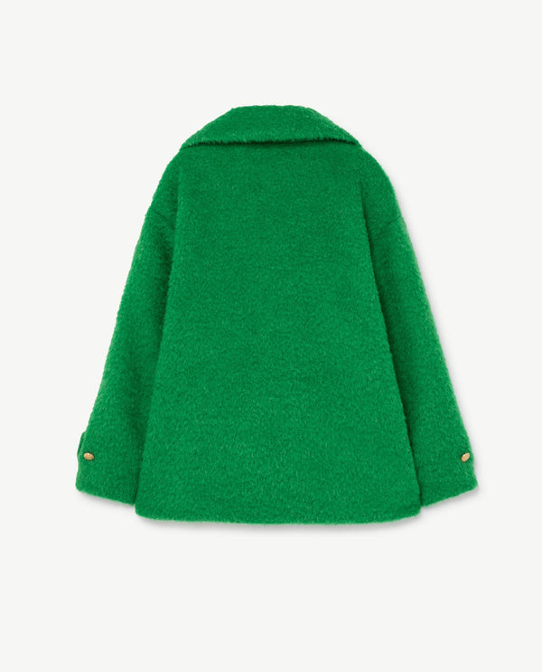 Electric Green Jaguar Coat PRODUCT BACK