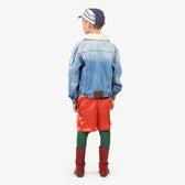 Indigo Foal Jacket MODEL BACK