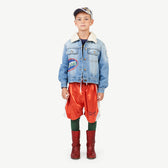 Indigo Foal Jacket MODEL FRONT