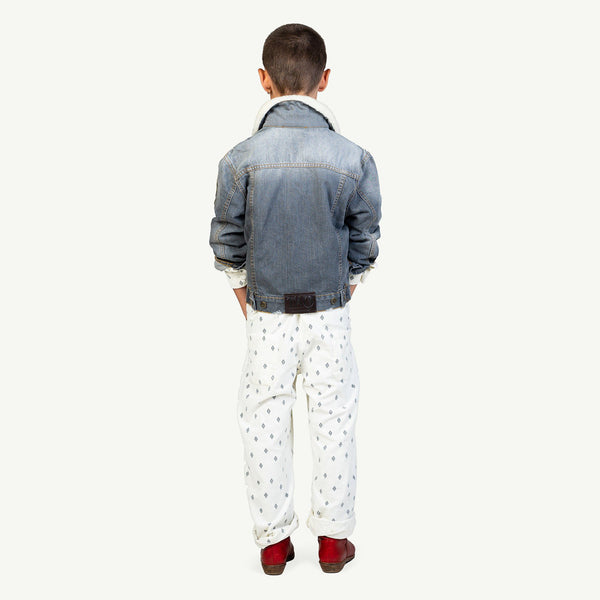 Grey Foal Jacket MODEL BACK
