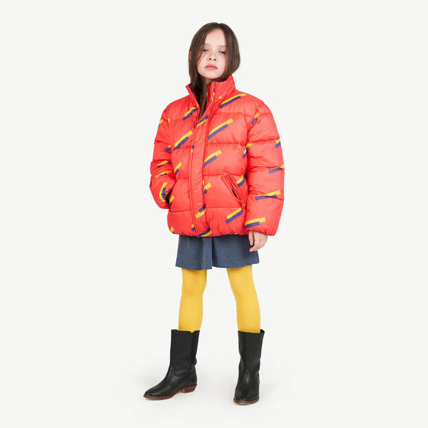 Red Apple 80's Lemur Jacket MODEL FRONT
