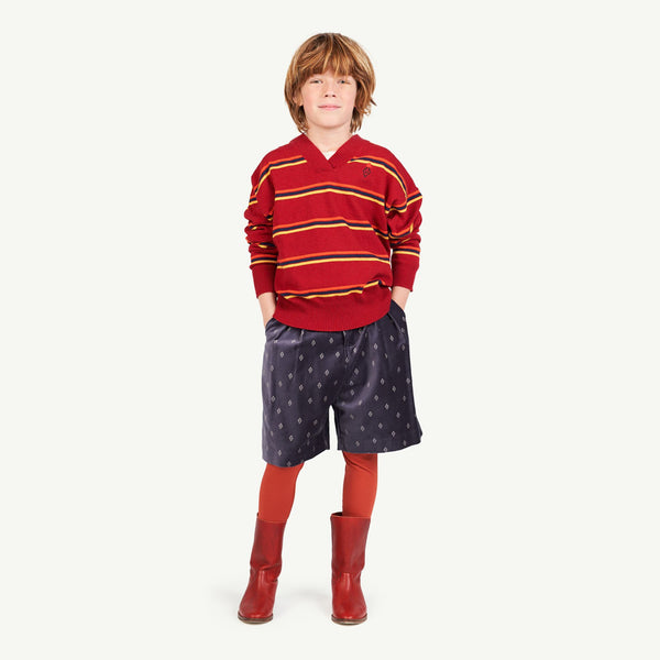 Maroon Toucan Sweater MODEL FRONT