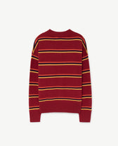 Maroon Toucan Sweater PRODUCT BACK