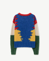 Multicolor Blue Blowfish Sweater PRODUCT BACK