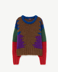 Multicolor Brown Blowfish Sweater