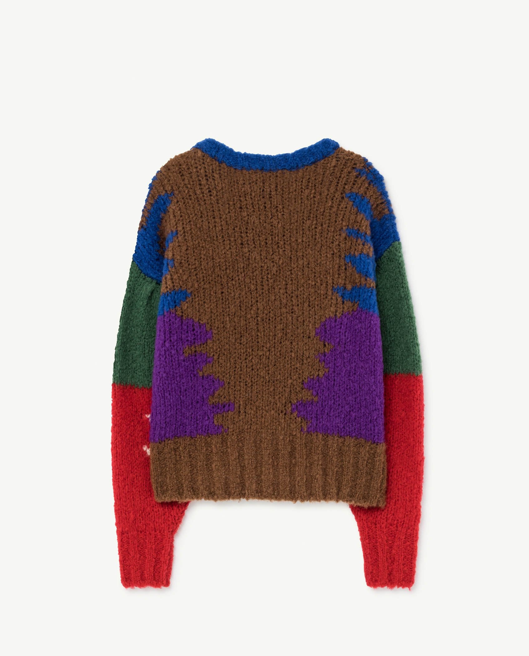 Multicolor Brown Blowfish Sweater PRODUCT BACK