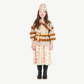 Soft Beige Bull Sweater MODEL FRONT