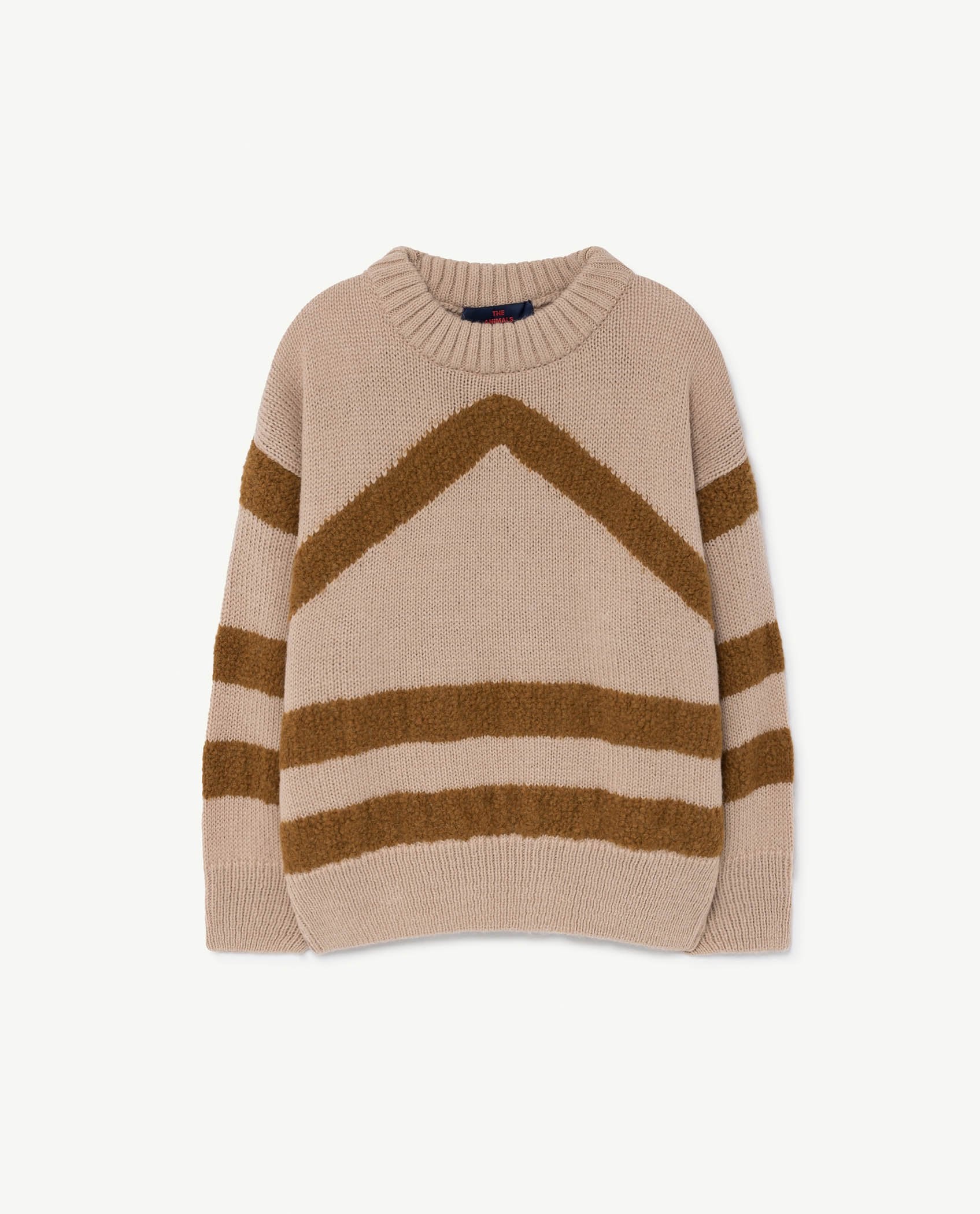 Soft Beige Bull Sweater PRODUCT FRONT