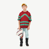 Maroon Bull Sweater MODEL FRONT