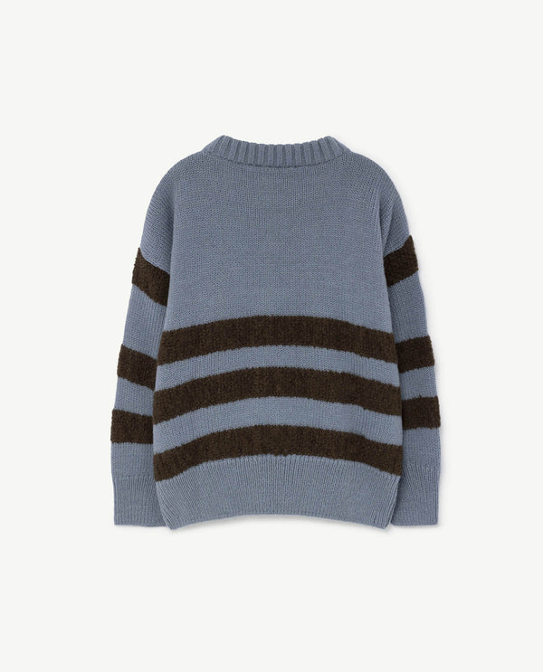 Grey Bull Sweater PRODUCT BACK
