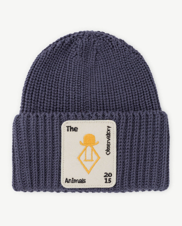 Navy Blue Baby Pony Hat PRODUCT FRONT