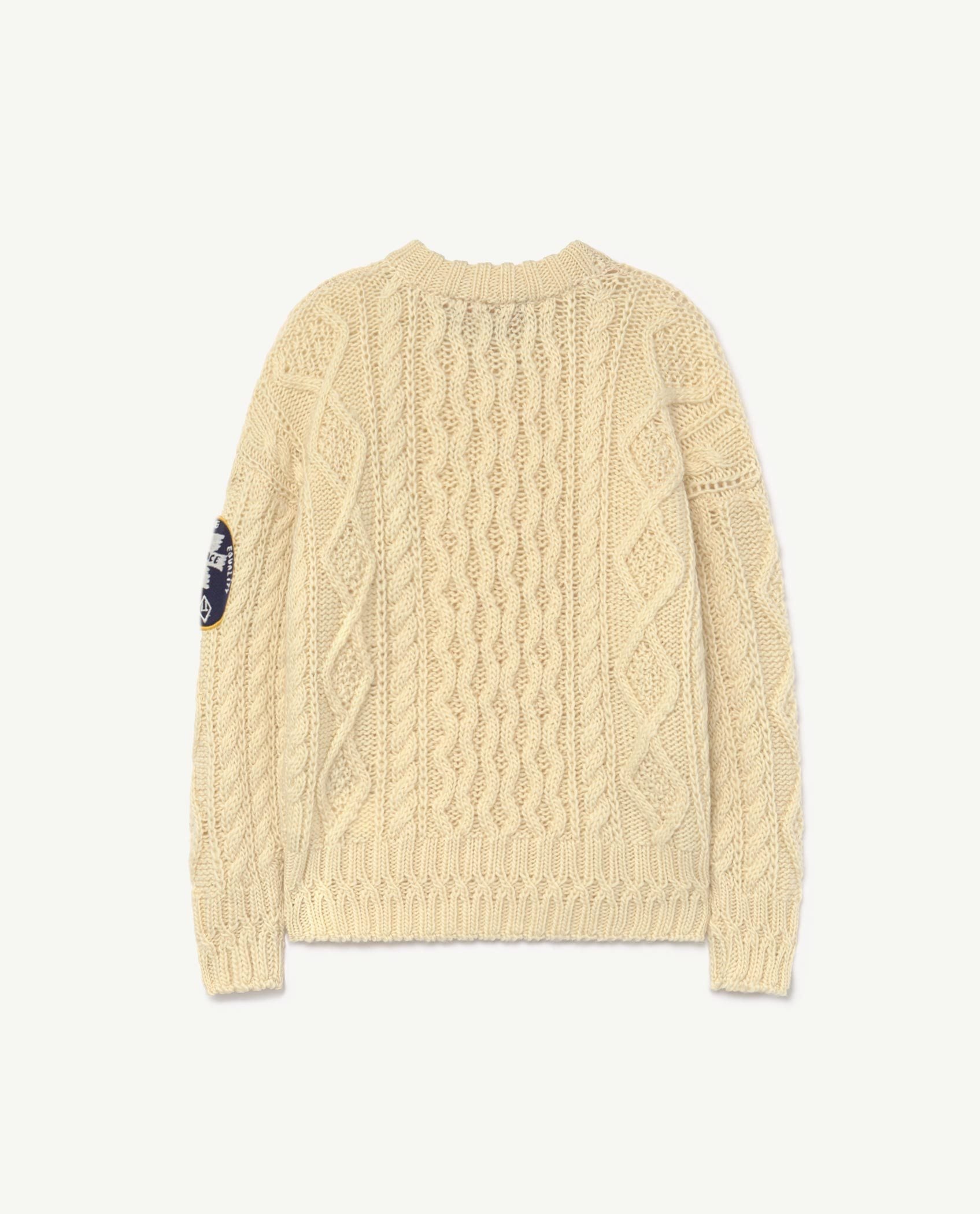 Raw White Blowfish Sweater PRODUCT BACK