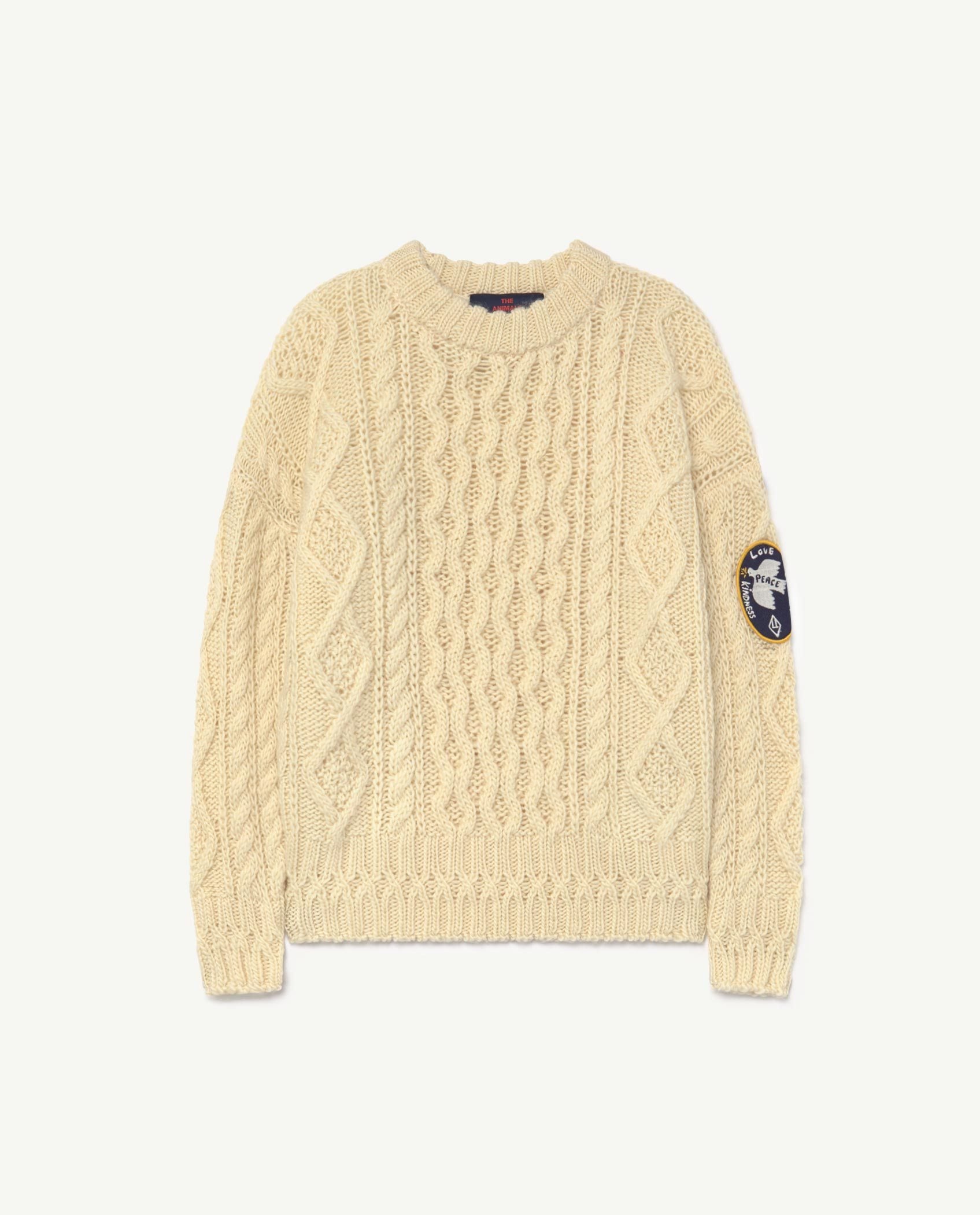 Raw White Blowfish Sweater PRODUCT FRONT