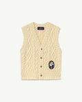 Raw White Bat Vest