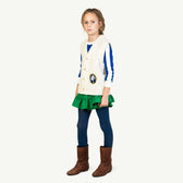 Raw White Bat Vest MODEL FRONT
