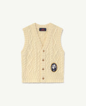 Raw White Bat Vest PRODUCT FRONT