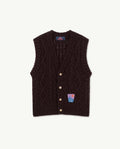Deep Brown Bat Vest