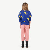 Blue Raven Sweater MODEL BACK