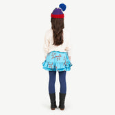 Raw White Blow Pony Hat MODEL BACK