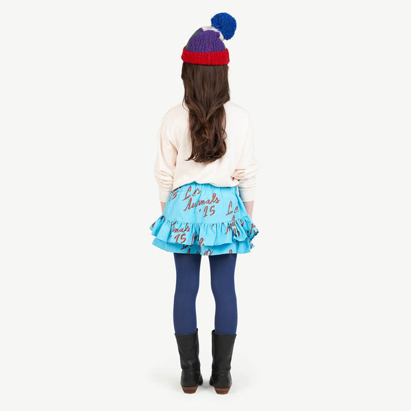 Raw White Blow Pony Hat MODEL BACK