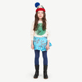 Raw White Blow Pony Hat MODEL FRONT
