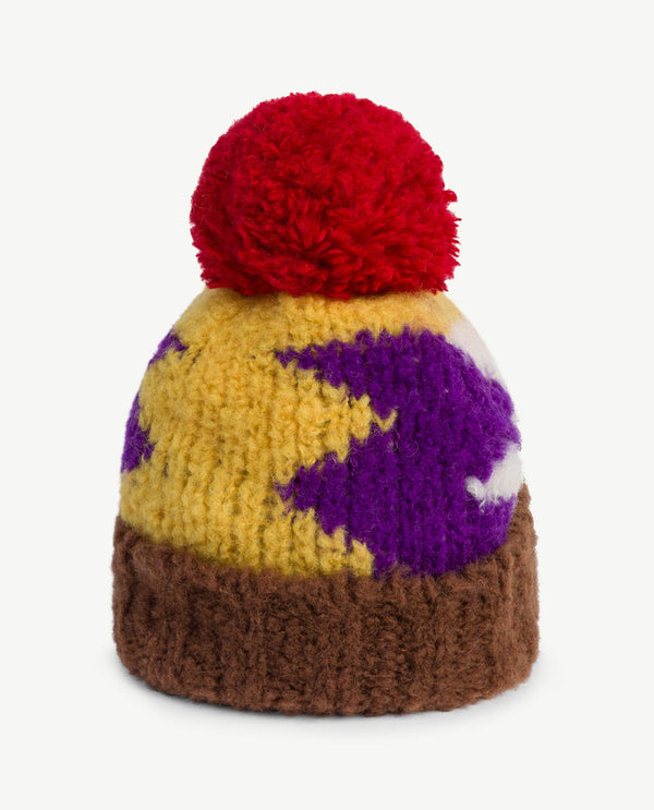 Yellow Blow Pony Hat PRODUCT FRONT