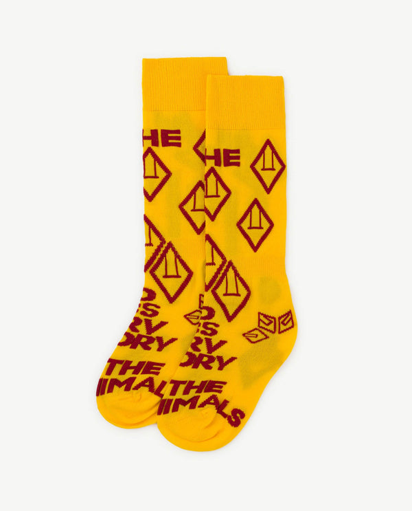 Yellow Hen Socks PRODUCT FRONT