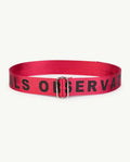 Red Letters Lizard Belt