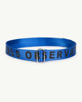 Blue Letters Lizard Belt