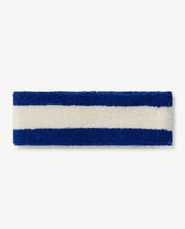 Blue Embroidery Headband PRODUCT BACK